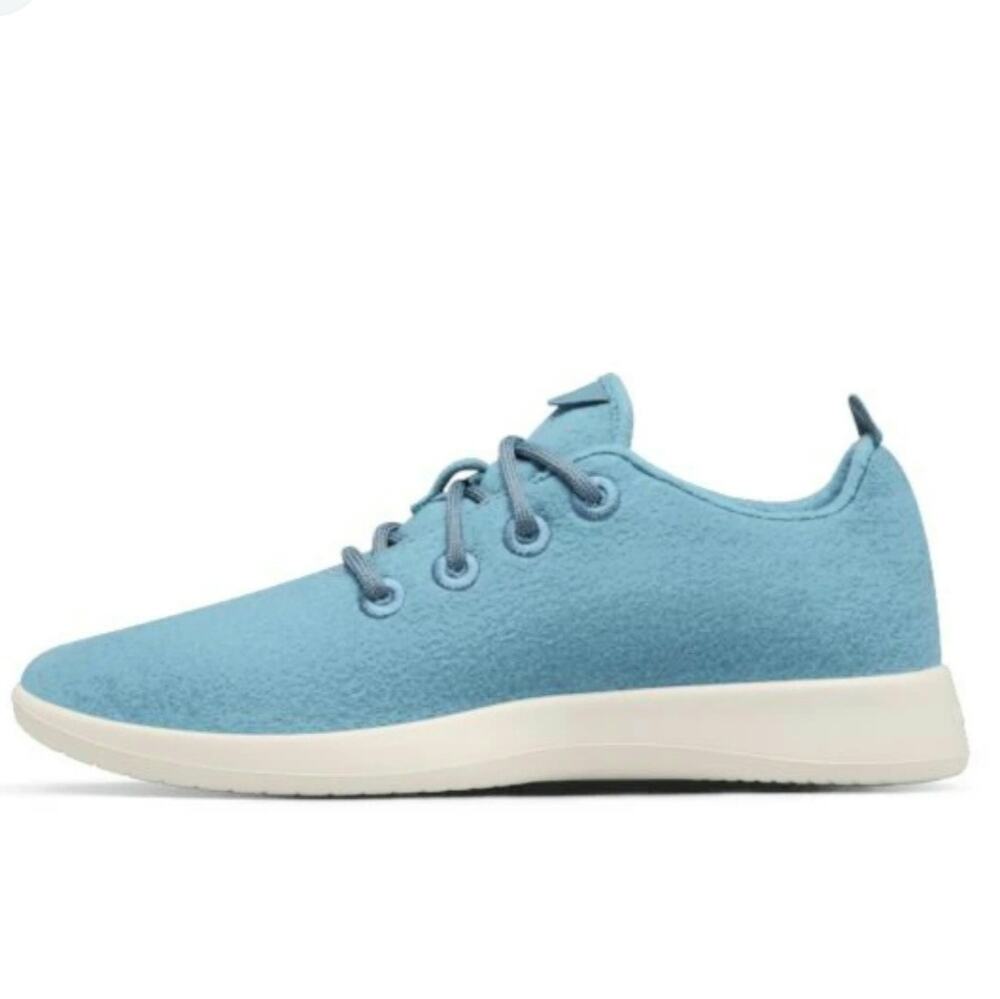 Allbird Women Blue Runner Merino Wool Athletic Shoe Sneaker 8 Lightweight Padded